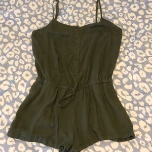 Forever 21 Olive Romper